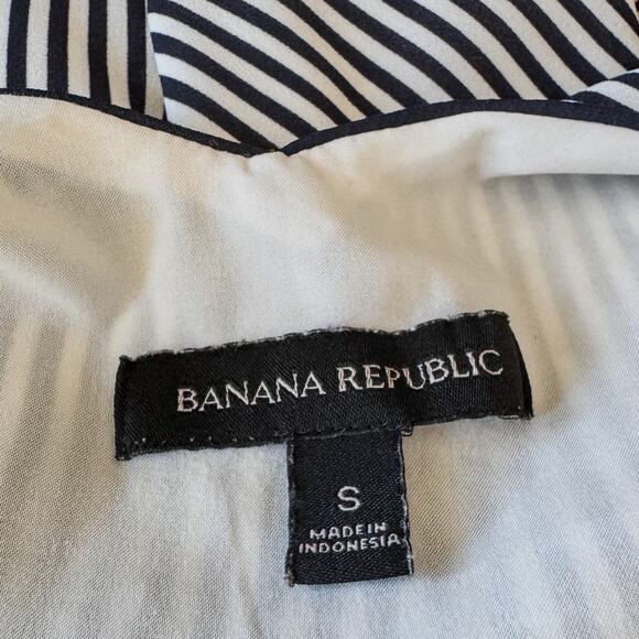 Banana Republic, Navy & White Horizontal Striped Lined Camisole, Women's Small - Picture 6 of 9